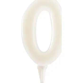 Dortová svíčka Svíčka dortová číslo 0 fluorescentní 6 cm