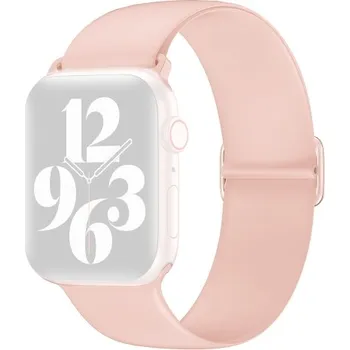 Příslušenství k chytrým hodinkám VSECHNONAMOBIL 33461 ELASTIC Řemínek Apple Watch Ultra 1 / 2 / 3 (49mm) / 9 / 8 / 7 (45mm) / 6 / SE / 5/4 (44mm) / 3/2/1 (42mm) růžový