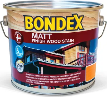Lak na dřevo Bondex Matt 2,5 l