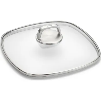 Poklice Skleněná poklice Diamond Lite PRO 28 x 28 cm - WOLL (Poklice z tvrzeného skla 28 x 28 cm Diamond Lite PRO - WOLL)