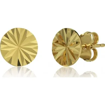 Náušnice Luxur, Peckové náušnice Adina ve žlutém zlatě, 585-14-3-1069.0Z00.0.00.000.02