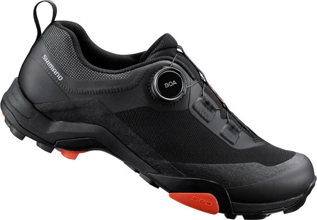 Boty na kolo MTB Shimano MT701 Velikost: EU 41 black/orange