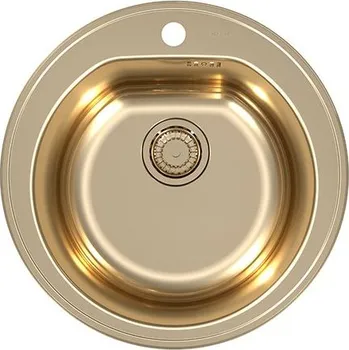 Nerezový dřez Dřez včetně sifonu, FORM 30, BRONZ