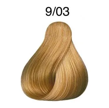 Barva na vlasy Wella Color Touch přeliv 9/03 velmi světlá blond přírodní zlatá 60ml