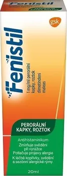 Lék na alergii Fenistil 1 mg 20 ml