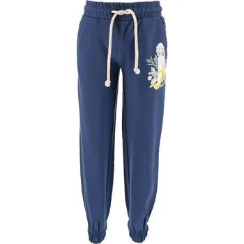 Tmavě modré dívčí tepláky Disney Frozen Velikost: 116