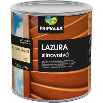 lazura Primalex Lazura silnovrstvá 0000 5 l bezbarvý