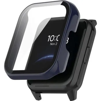 VSECHNONAMOBIL 37756 Plastový kryt s ochrannou fólií pro Realme Watch 2 modrý