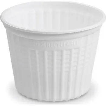 Jednorázové nádobí Termo-miska "airpac" kulatá bílá 500 ml. prům. 11,5cm balení 25ks