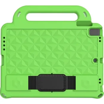 Pouzdro na tablet VSECHNONAMOBIL 33295 KIDDO Dětský obal Apple iPad 9.7 (2018/2017) / iPad Air (1/2) zelený