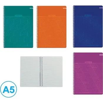 Blok Blok spirála A5 HARMONY linka 60l mix