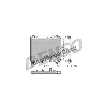 Chladič motoru Chladič motoru DENSO (DE DRM50004)