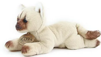 Plyšová hračka Rappa Eco Friendly kočka ležící 18 cm béžová B