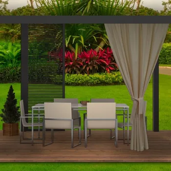 Závěs My Best Home Miami tmavě béžový 155 x 240 cm