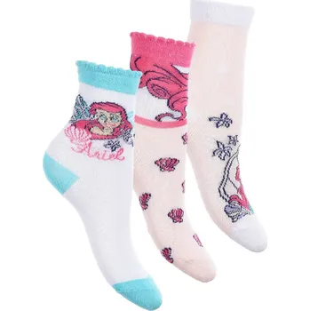 Dívčí oblečení Balení dívčích ponožek Disney Princess Velikost: 27/30