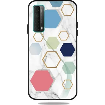 Pouzdro na tablet VSECHNONAMOBIL 27758 GEOMETRIC ART Kryt Huawei P Smart 2021 HEXAGON