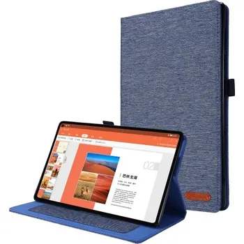Pouzdro na tablet VSECHNONAMOBIL 37302 FABRIC Zaklápěcí obal pro Realme Pad modrý