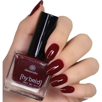 Přípravek na nehty Alessandro Hybrid gelový lak VELVET RED 8 ml