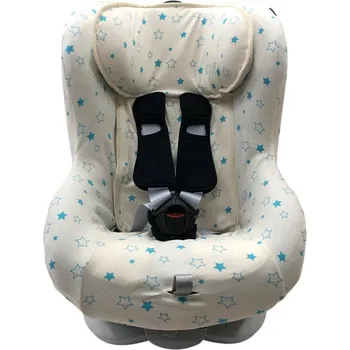 Potah na autosedačku Kaarsgaren Bio potah na Römer King II aqua hvězdičky