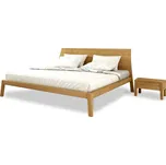 Postel Postelia GIULIA Buk 180x200cm - dřevěná postel z masivu o šíři 8 cm