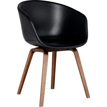 Jídelní židle HAY Židle AAC 23 Lacquered Walnut Veneer, Sense Black