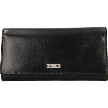 Peněženka Dámská kožená peněženka Lagen Nathalie - černá