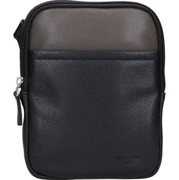 Pánská taška na doklady Hexagona Ruben - černo-hnědá