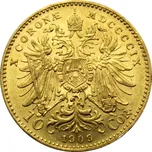 Zlatá mince desetikoruna Františka…