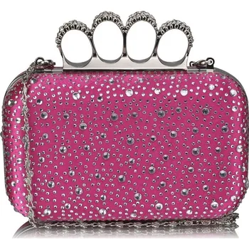 Kabelka Dámské psaníčko LS Fashion Rachel - růžová