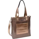 Dámská kabelka Doca 12684 - bronzová