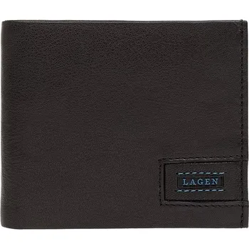 Peněženka Pánská kožená peněženka Lagen Dominic - černá
