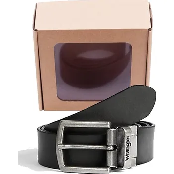 Kšandy Opasek WRANGLER W0E7US100 2SIDED BELT Black Velikost: 110 cm Tričko zdarma při nákupu nad 3000,-!