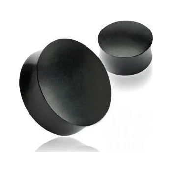 Piercing Plug do ucha z palmového dřeva Areng (12 mm)