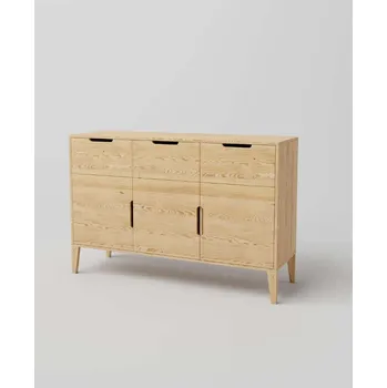 Komoda Komoda z masivu RETRO Sztokholm na nožičkách Barevné provedení: Dub světlý