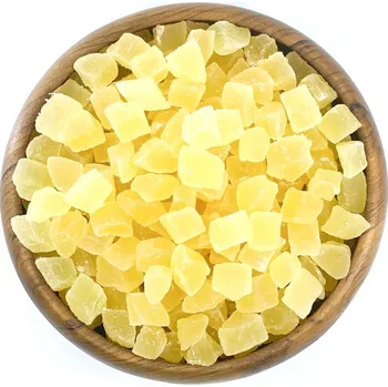 Sušené ovoce Zdravoslav Ananas kandovaný kostka 500 g