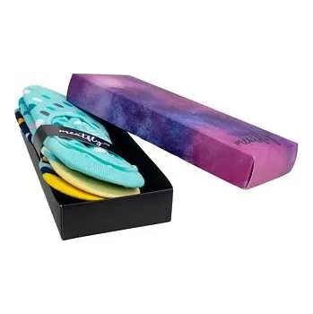 Dámské ponožky Meatfly ponožky Low Socks Gift Pack Ocean Blue | Modrá | Velikost One Size