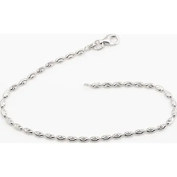 Náramek Dámský stříbrný válečkový náramek 61580F 19 cm