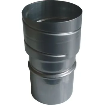Komín Přechodka Pevná/Flexi DN 80, Nerez