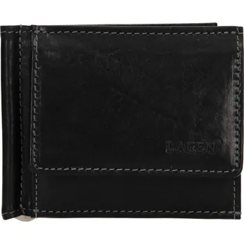 Peněženka Pánská kožená peněženka Lagen Dolarro - černá