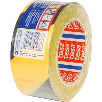 TESA značkovací páska 4169 50mmx33m "ČERNO-ŽLUTÁ" (04169.50čž)
