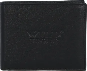 peněženka Wild Tiger pánská kožená peněženka černá
