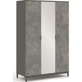 Dětská skříň Čilek Studentská šatní skříň třídveřová Space Grey