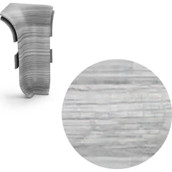 soklová lišta NOVÁK Vnitřní roh k soklové liště PVC Rockhampton 56x23 NGTWH1