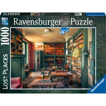 Puzzle Ravensburger Ztracená místa: Záhadná hradní knihovna 1000 dílků