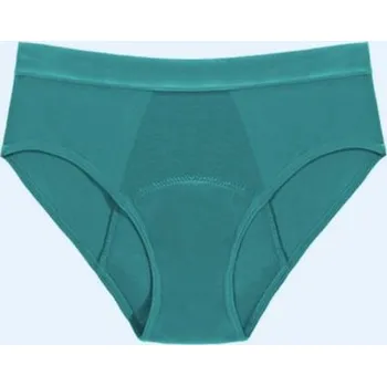 Kalhotky Dámské menstruační 4-vrstvé kalhotky vel. S-6XL Barva: zelená, Velikost: 3XL