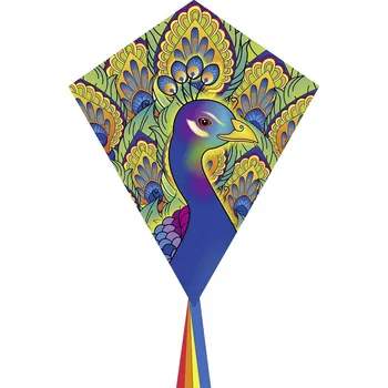 Létající drak Ecoline drak Eddy Peacock Rozpětí 580 mm Vhodnost pro sílu větru 2 - 5 bft