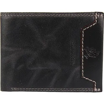 Peněženka Pánská kožená peněženka Harvey Miller Bill - černá
