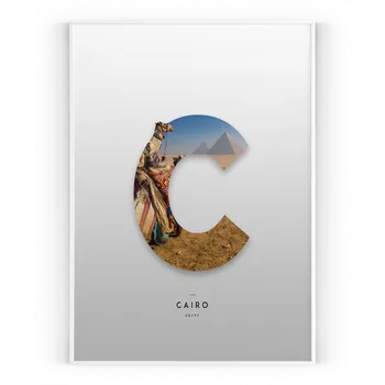 Plakát Plakát / Obraz Cairo A4 - 21 x 29,7 cm Pololesklý saténový papír