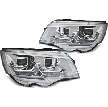 Přední světlomet Přední světla s LED dynamickým blinkrem, denní svícení, pro VW T6.1 20- chromová