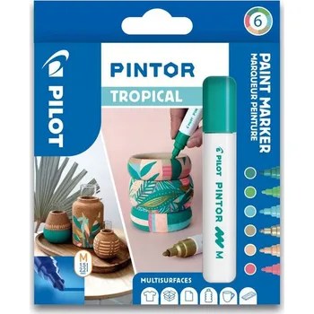 PILOT Pintor akrylová sada 6ks M, Tropical